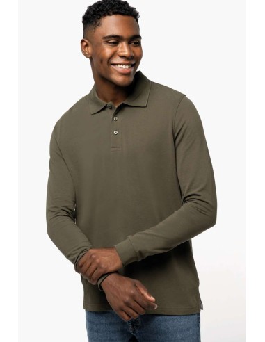 K-KA243-MEN'S LONG-SLEEVED POLO SHIRT